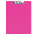 Davis Group Planchette a pince indispensable a levier Lettre, paquet de 10 – Rose-Clear interior pockets on front & back covers to secure loose documents and allow for easy identification of content