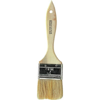 Rubberset, Pinceau Pour Peinture À L'Huile Rase/Résine, Soie Blanche, Manche Plastique, Largeur De 2po, paquet de 24-Largeur de la brosse 2po