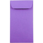 JAM Paper - Enveloppes à monnaie nº 7, 3 1/2 x 6 1/2 po, violet Brite Hue, 50/paquet-Enveloppes à monnaie