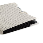 U Brands Fashion Classeur expansible à 5 pochettes sans rabat, chic pointillé classique (3307F04-24)-Chic pointillé classique, polypropylène