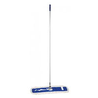 Johnny Vac – Vadrouille sèche pour les planchers, manche inclus, DM36W-Couleur : blanc