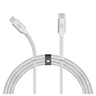 LOGiiX - Piston Connect Armor+ 100W USB-C vers USB-C - 2M - Blanc-Libérez le véritable potentiel de votre appareil avec des capacités de chargement ultra-rapides