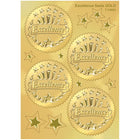 Trend Enterprises - Autocollants sceau récompense, excellence, doré, 192/paquet (T-74003)-Couleur : Doré