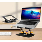 Uncaged Ergonomics - RISE Support pivotant pour ordinateur portable Support de bureau réglable - Noir-Tenez l'ordinateur portable dans une position confortable