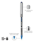 uni-ball – Stylos à bille roulante Vision – pointe fine (0,7 mm) – bleu – paquet de 12-Les stylos à micro-pointes à encre de qualité archive sont parfaits pour les notes, les listes, les signatures et l’archivage