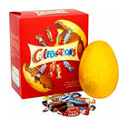 Mars Célébrations Grand Oeuf de Pâques-248g-Contient 1 œuf creux en chocolat au lait de Pâques et des barres de chocolat classiques miniatures