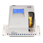 Pyramid Time Systems - Série 3000 Horodateur de poinçonnage manuel pour document d'employé illimité - Gris clair-Source d'alimentation : électrique filaire avec batterie de secours interne pendant 7 jours