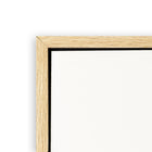 Gry Mattr 18 po x 24 po  Tableau effacable à sec-Cadre en chêne blanc