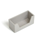 Porte-cartes professionnelles TRU RED, gris-Fabriqué dans un plastique au fini gris mat. Utilisez-le seul ou combinez-le avec d’autres accessoires assortis.