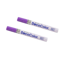 JAM Paper Marqueurs de peinture opaque à point large, Violet chaud, 2 / paquet (526300HPa)-Couleur :  Rose chaud