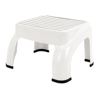 Mistral − Marchepied ultra-sécuritaire à une marche − 9 po H x 15,225 po L x 13 po P − blanc-Marchepied à une marche