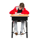 Bouncy Bands - Bande élastique pour pupitres standards, 20 à 28 po de large, tubes de support noirs (BBABBDBK)-Augmente le temps consacré aux devoirs.