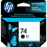 HP 74 Cartouche d’encre noire d’origine (CB335WN)-Couleur: Noir