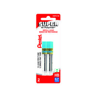 Pentel - Recharges pour portemines - 0,7 mm - HB - Paquet de 24-Mines rechargeables pour tous les porte-mines de 0,7 mm