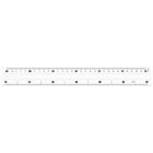 Maped - regle incassable avec double graduation - 12"/30 cm - Transparent-Plastique - Transparent