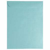 JAM Paper - Enveloppes ouvertes pour catalogue - 9" x 12" - Bleu aqua - paquet de 25-Couleur : bleu aqua.