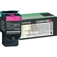 Lexmark - Cartouche de toner magenta C540H1MG, haut rendement-Cartouche de toner haut rendement : jusqu'à 2 000 pages