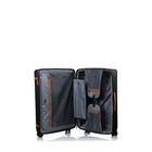 Champs - Ensemble de 3 valises extensibles de la "Vintage III" - Noir-Extension sur les 3 capacités sur les 3 valises