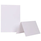 JAM Paper Cartes vierges rabattables, 5 x 6 5/8 po, blanc, 100/paquet, 25 paquets-Couleur : Blanc