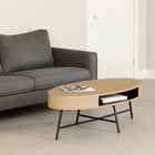 South Shore - Mezzy Table à cafe Chêne pâle-Moderne urbain