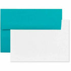 JAM Paper - Ensemble de cartes de vœux vierges - Format A7 - 5,25 po x 7,25 po - Bleu mer recyclé - paquet de 25-Couleur: Brite Hue Bleu Mer
