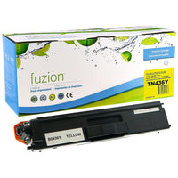 fuzion - Brother TN436Y Cartouche De Toner Compatible - Rendement Haut - Jaune-Couleur d'encre: Jaune