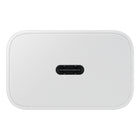 Samsung - Adaptateur secteur de voyage 25 W avec câble USB-C vers USB-C - Blanc-Protège vos appareils contre les surintensités, les courts-circuits, les températures élevées, les faibles fuites et bien plus encore