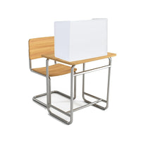 Cloison de bureau Mark Maker, 4 mm d'épaisseur Coroplast blanc 18,5 "H,-Cloison de bureau 18,5 po H - 3 côtés - centre de 22 po L et côtés 12,75 po I