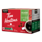 Tim Hortons - Capsules de café décaféiné - paquet de 12-Grains 100 % arabica