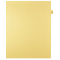 Markmaker - 25 tabs/PQT, 5 PQT/Boite, Intercalaires imprimes Legal, Chamois, 1/15th coupe| format lettre, sans trous, Numero 93-Intercalaires imprimes Legal