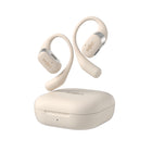 Shokz - Micro antibruit pour casque Bluetooth OpenFit à conduction d’air autour de l’oreille - OpenBass - Beige-OpenBass Dynamique : Basses améliorées pour une expérience musicale immersive.