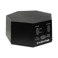 ASTI – Générateur de bruit blanc et de son de ventilateur Lectrofan, noir, (ASM1007-BF)-Masque la pollution sonore vous permettant de profiter d'un sommeil naturel et réparateur
