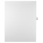 Markmaker - Intercalaires imprimes Legal, Blanc, 1/25th coupe, format lettre, sans trous, 25 tabs/PQT, 5 PQT/Boite, Numero 186-Intercalaires imprimes Legal