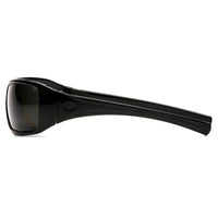 Pyramex – Lunettes de sécurité Goliath, verres gris polarisés, 1/paquet-Verres en polycarbonate résistant aux égratignures avec monture noire