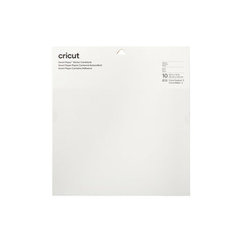 Cricut - Papier Cartonné Smart Sticker Cricut, Blanc