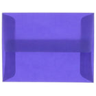 JAM Paper Enveloppes translucides A2, bleu primaire, 50/paquet-Enveloppes en papier translucide bleu primaire