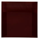 JAM Paper Enveloppes carrées à fermeture gommée, 6 1/2 x 6 1/2 po, bourgogne translucide, 100/paq.-Bourgogne translucide