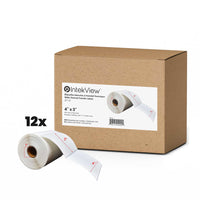 Premium Tape - 4 x 3 po (102 mm x 76 mm) Étiquettes Transfert Thermique - Noyau de 1 po (25 mm) - Paquet de 12-Étiquettes Transfert Thermique