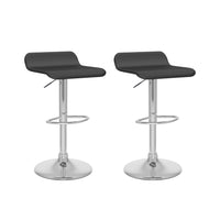 CorLivingMC – Tabouret de bar incurvé ajustable, similicuir noir, ensemble de 2-Donnez une touche de style à votre maison avec cet ensemble de deux tabourets de bar durables et invitants, tiré de la collection CorLivingMC.