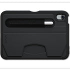 Étui Folio avec support magnétique Zugu pour iPad mini 7e génération (A17 Pro) et iPad mini 6e génération 8,3" (2021) - Noir-Pare-chocs robuste et coque en TPU + PC robuste pour une protection contre les chutes majeures
