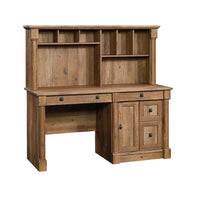 Sauder - Bureau d'ordinateur avec étagère, collection Palladia 420713, chêne vieilli-Bureau d'ordinateur avec étagère