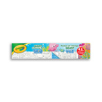Crayola - Rouleau de coloriage géant Animaux marins-Cadeau idéal pour les garçons et filles de 3 ans et plus