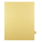 Markmaker - Intercalaires imprimes Legal, Chamois, 1/25th coupe, format lettre, sans trous, 25 tabs/PQT, 5 PQT/Boite, Numero 146-Intercalaires imprimes Legal