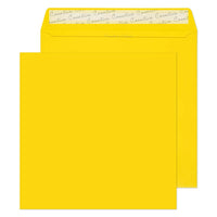 Blake - Enveloppes d'invitation jaune brillant de couleur creative - 8 5/8 po l x 8 5/8 po L - Banana Yellow - Paquet de 10-Banana Yellow