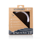 Planet Buddies - Écouteurs pour Enfants à Fourrure - Noir (Panda)-Emballage 100% recyclable, sans plastique utilisé