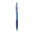 BIC Atlantis - Stylo à bille original - pointe escamotable - 1,0 mm - bleu - Paquet de 4-Technologie d'encre Easy-Glide System avec une encre jusqu'à 35% plus douce que les systèmes d'encre pour stylo à bille BIC actuels

