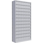 Metalware – Étagère enclenchable RK878, 13 tablettes, 36 x 18 x 76 po, gris pâle-Système de tablettes ajustables offrant un espace de rangement solide, mais économique qui convient à vos besoins
