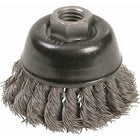 Osborn - Brosses-Boisseau À Fils Noués - Petites Rectifieuses À Grande Vitesse, 2-3/4po Dia. X 5/8po-11 Arbre, paquet de 3-Type d'utilisation Acier inoxydable
