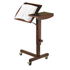 Winsome – Chariot pour ordinateur portatif ajustable, noyer antique-Fini noyer antique