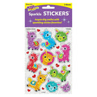 TREND enterprises Inc. Ensemble d'autocollants scintillants, Amour de lamas, grandeurs variées, 20 pièces par paquet-Dessins scintillants sous le thème de lamas